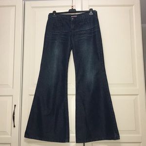 Wide Flair Sailor Denim, Forever 21